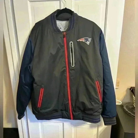 NIKE ENGLAND PATRIOTS DESTROYER REVERSIBLE JACKET - MENS SIZE XL - Picture 1 of 7